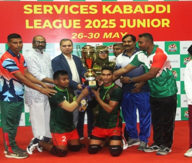 Bangladesh Army Undefeated Champions in Services Kabaddi League (Junior)
